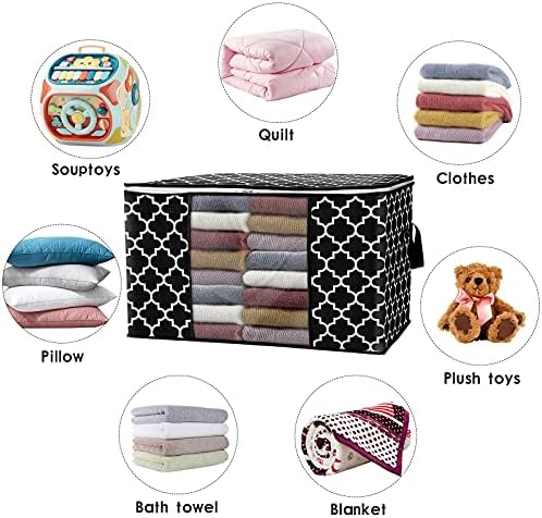 Storage Bags 100L 2Pack Clothes Organization and Storage Containers - Image 4