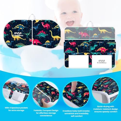Baby Bath Kneeler and Elbow Rest Pad 2 Pieces Set - Image 5
