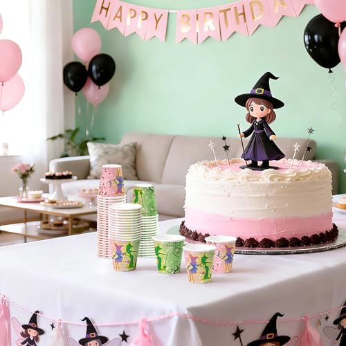 WRAPAHOLIC 3oz Witch Birthday Bathroom Cups - Image 6