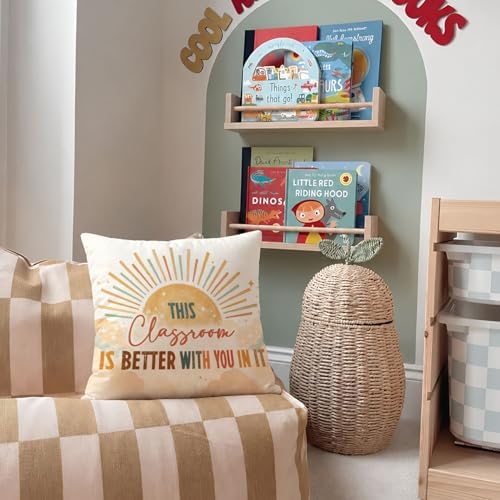 Boho Classroom Homeschool Decor Pillow Cover 18x18 - Image 7