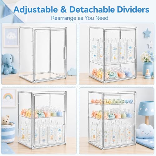 Baby Bottle Storage Organizer for Countertop Cabinet - Image 6