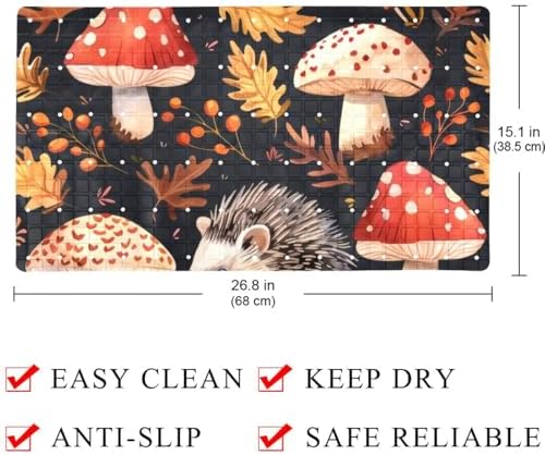 Shower Mat Bathtub Mat, 26.8x15.1 inch, Non-Slip Bath Mat - Image 4