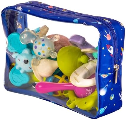 Remobia Hicol TSA Approved 5-Piece Diaper Bag Organizer Pouch Set Clear - Image 6