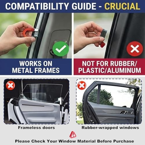 XCBYT Magnetic Car Window Shades - Image 5