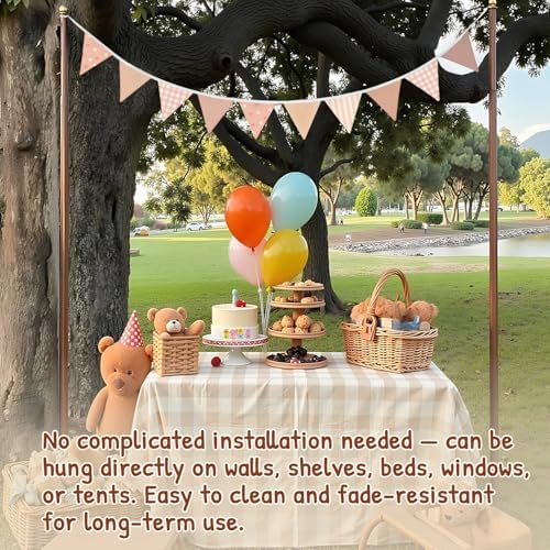 Lacama Nursery Decor Nursery Wall Decor Wildflower Pennant Banner Flags - Image 6