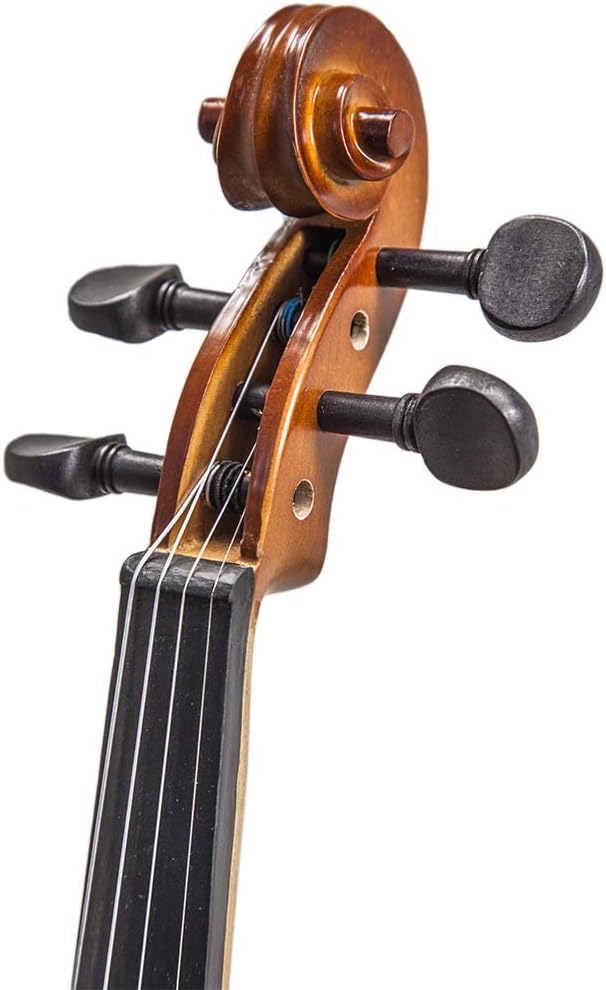 Paititi Artist-100 Student Violin Starter Kit with Brazilwood Bow Lightweight Case, Pitchpipe, Extra Strings and Rosin (1/16)