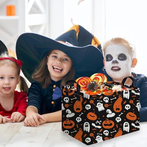 Halloween Ghost thriller basket, Empty Halloween basket, Horror and thriller - Image 4