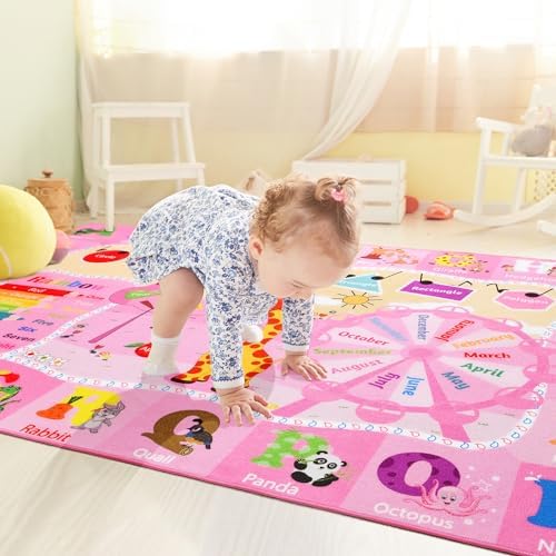 BENRON 5x7 Playroom Rug for Kids Washable, Play Mat - Image 4