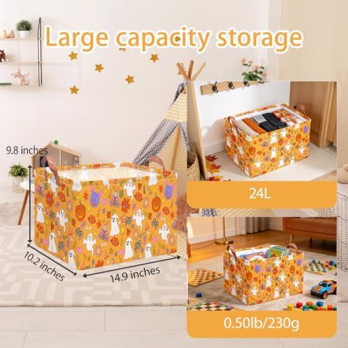 NTAO Gift Storage Basket Empty for Halloween, Storage Bin - Image 2