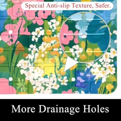 Non Slip Bathtub and Shower Mat 26.8x15.1 inch, Bath Mat - Image 2