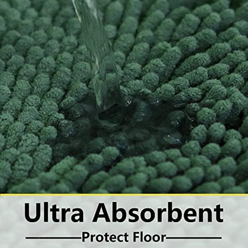 BOANKODU Bathroom Rugs Sets 2 Piece, Extra Soft Chenille Bath Mat Absorbent - Image 6