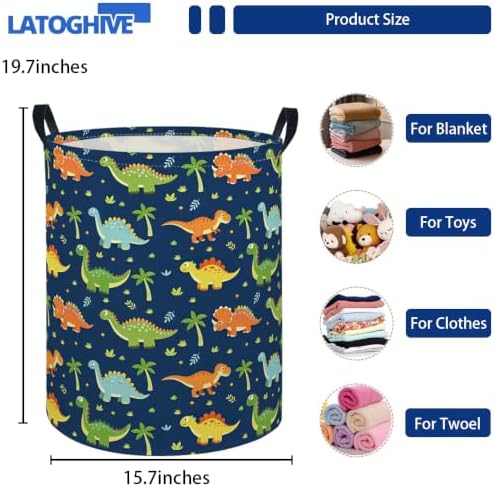 Baby Laundry Hamper kids laundry Basket Waterproof Storage Bin for - Image 2