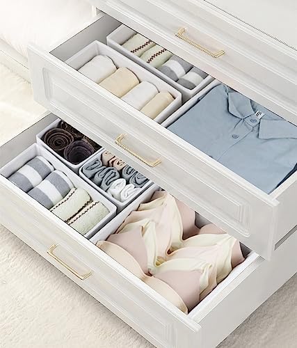 Fordonral 12 Pack Drawer Organizer Clothes, Foldable Fabric Dresser Organizer - Image 5