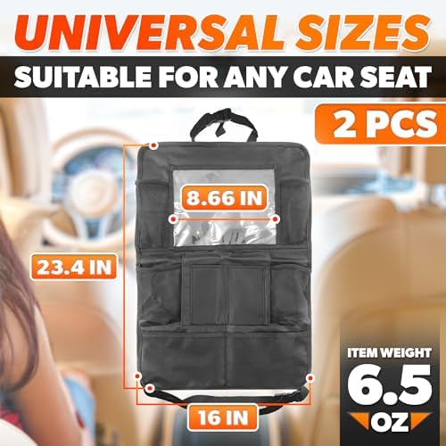 2 Pcs Hanging Seat Organizer for Backseat - Image 2