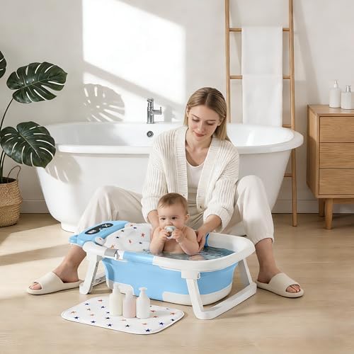 Baby Bathtub, Foldable Baby Bath Tub - Image 6