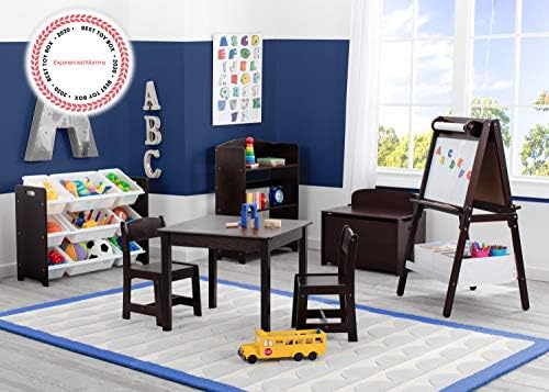 Delta Children MySize Deluxe Toy Box, Dark Chocolate - Image 6