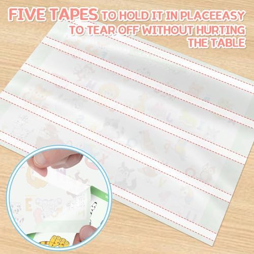Disposable Placemats for Baby & Toddlers – 40 Pack 12x18 Inches – Sticky Table - Image 4