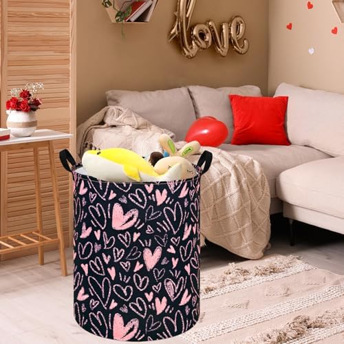 MAIZMZ Girls Room Storage Basket Decor Organizer Bins Kids Hamper Storage Bins - Image 5