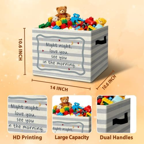 Heartwarming Sweet Night Storage Bins Box - Image 3