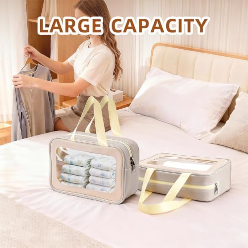 6PCS Diaper Bag Organizer Pouches Setwith Dual Zippers - Image 6