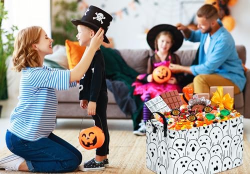 Halloween Box Hamper Storage Basket Collapsible Organizer Bin Gift Shelf Baskets - Image 6