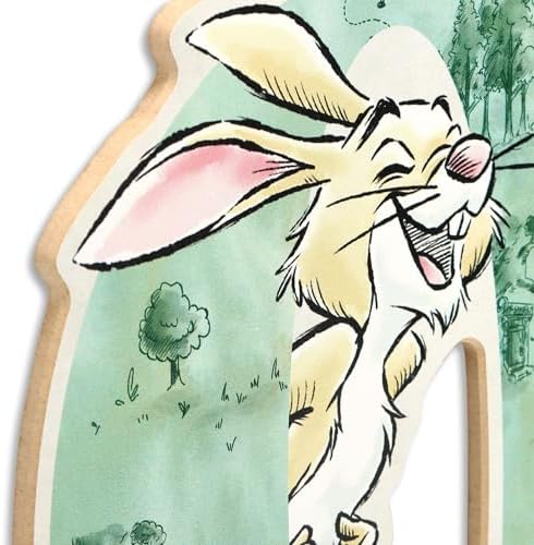 Open Road Brands Disney Winnie the Pooh Letter Q Wood Wall Decor - Image 4