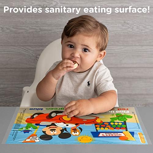 Disney Mickey Mouse Table Topper Disposable Stick-on Placemats in Reusable - Image 2
