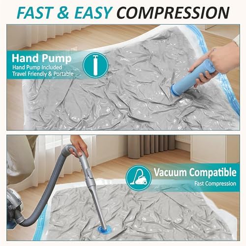 Vacuum Storage Bags with Hand Pump, Vacuum Seal Space Saver Bags, 35 Combo - Image 6