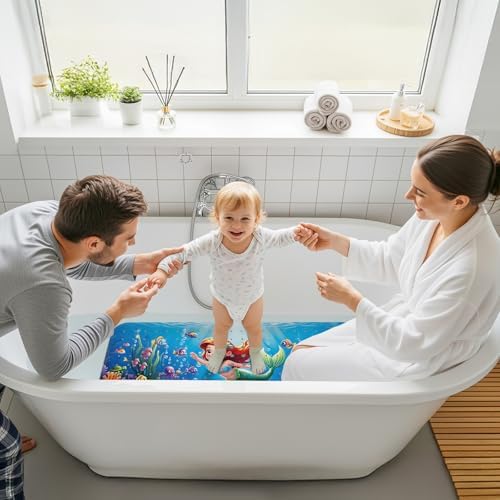 Bath Mat for Tub Non Slip Kids Bathtub Mat 40x16 Baby Bath Mat - Image 2