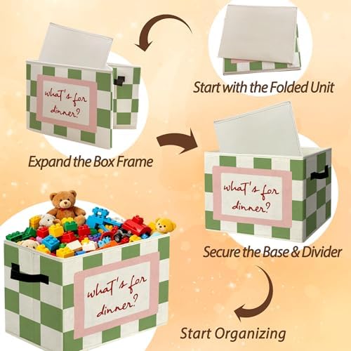 Nursery Pretend Play Kitchen Storage Bins Box - Image 6