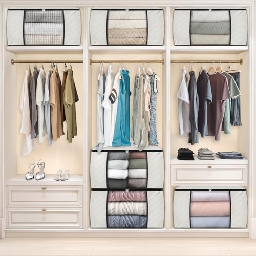 Fab totes 4 Pack Storage Bags for Clothes Blanket Storage Bins - Image 6