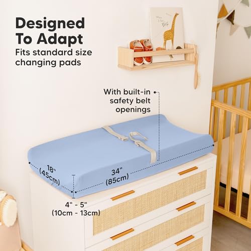 2-Pack Organic Changing Pad Covers - Image 4