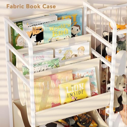 BBLIKE Kids Bookshelf and Toy Storage - Image 6