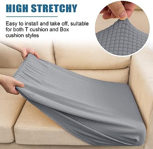 Water Repellent Sofa Cushion Slipcovers, Stretch Couch Cushion Covers, - Image 6