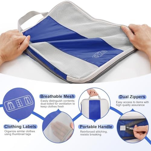 OlarHike 10 Set Compression Packing Cubes - Image 6