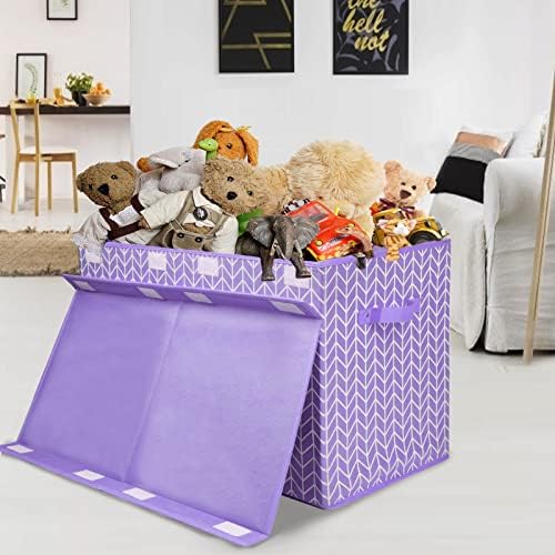 Large Toy Storage Box Chest for Kids, Sturdy Toy Box Bin Baskets - Image 2