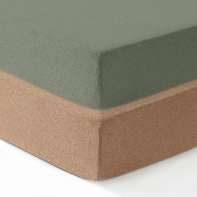 Dreamology Cotton Jersey Crib Sheets Fitted, 100% Cotton Crib Sheet by DREAMOLOGY