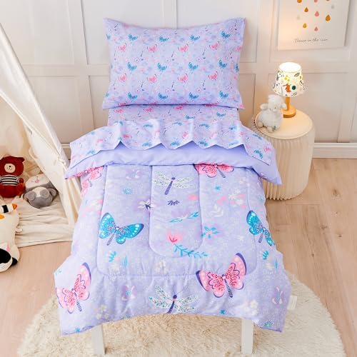 lasoftan Butterfly Toddler Bedding Set by Unknown
