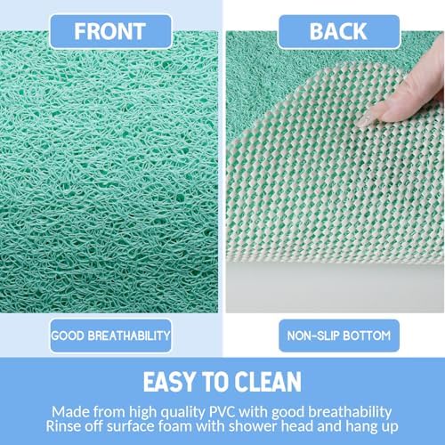 Hargiis Non-Slip Bathtub Mat, 2 Pack Anti Slip Shower Mat, Fast Drying Bathtub - Image 4