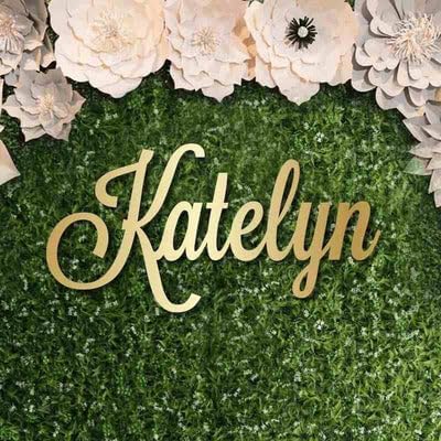 Personalized Custom Wood Name Sign, Nursery Name Signs, Family Wooden Baby Name - Image 2
