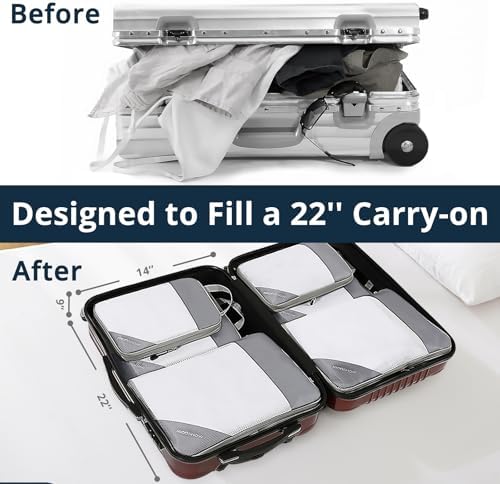 NICOSHOW 6 Set Compression Packing Cubes - Image 6