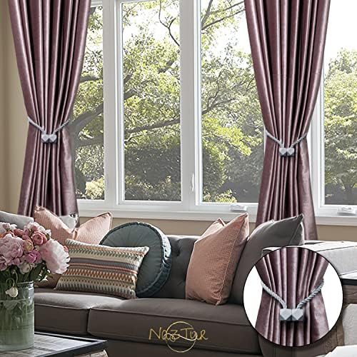 NazTur Magnetic Curtain Tiebacks, Curtain Ties, No-Drill Holdbacks - Image 6