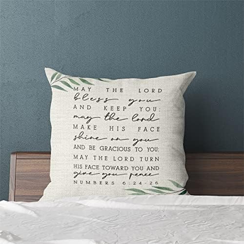 KongMoTree Bible Verse Throw Pillow Cover, Blessing Gift, Scripture Art - Image 4