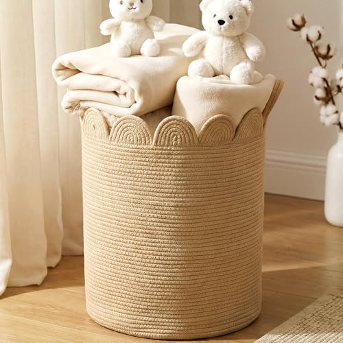 LemonRoad Round Woven Basket Brown by Unknown