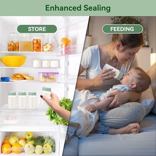 10oz Breastmilk Storage Bottle, Breast Milk Container Collection Bottles - Image 5