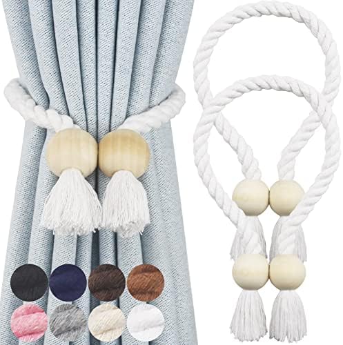 Magnetic Curtain Tiebacks Decorative Tie Back Drapes Holdbacks Nieffeiy by CurtianTiebacks