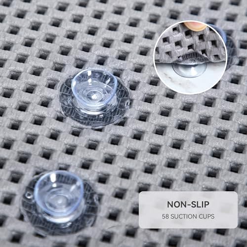 Bathtub Mat Non Slip, Soft Foam Bath Mat - Image 4