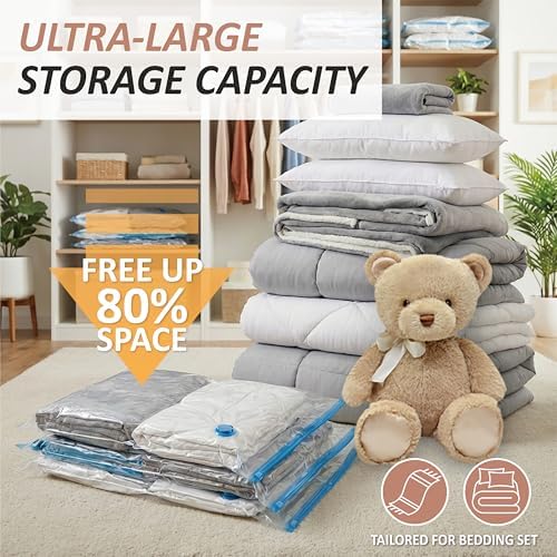 8 XXL Jumbo Vacuum Storage Bags - Image 2