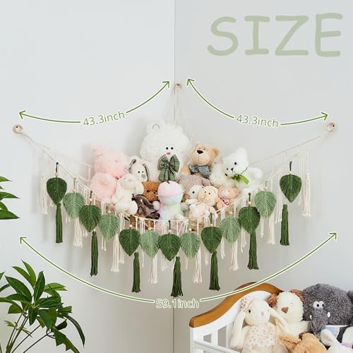 Pretty Jolly Stuffed Animal Storage Hammock - Image 6