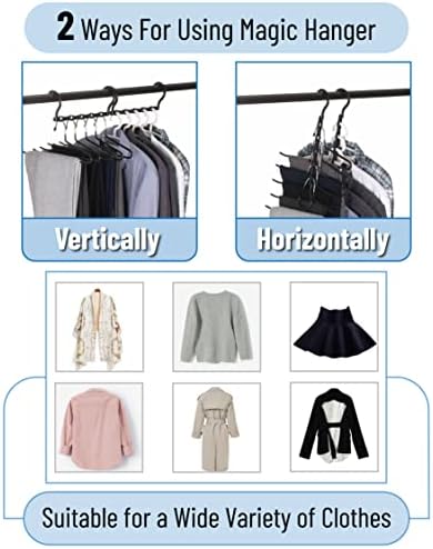 Mr. Pen- Space Saving Hangers for Clothes, Plastic Multi Clothes Hangers Space - Image 4